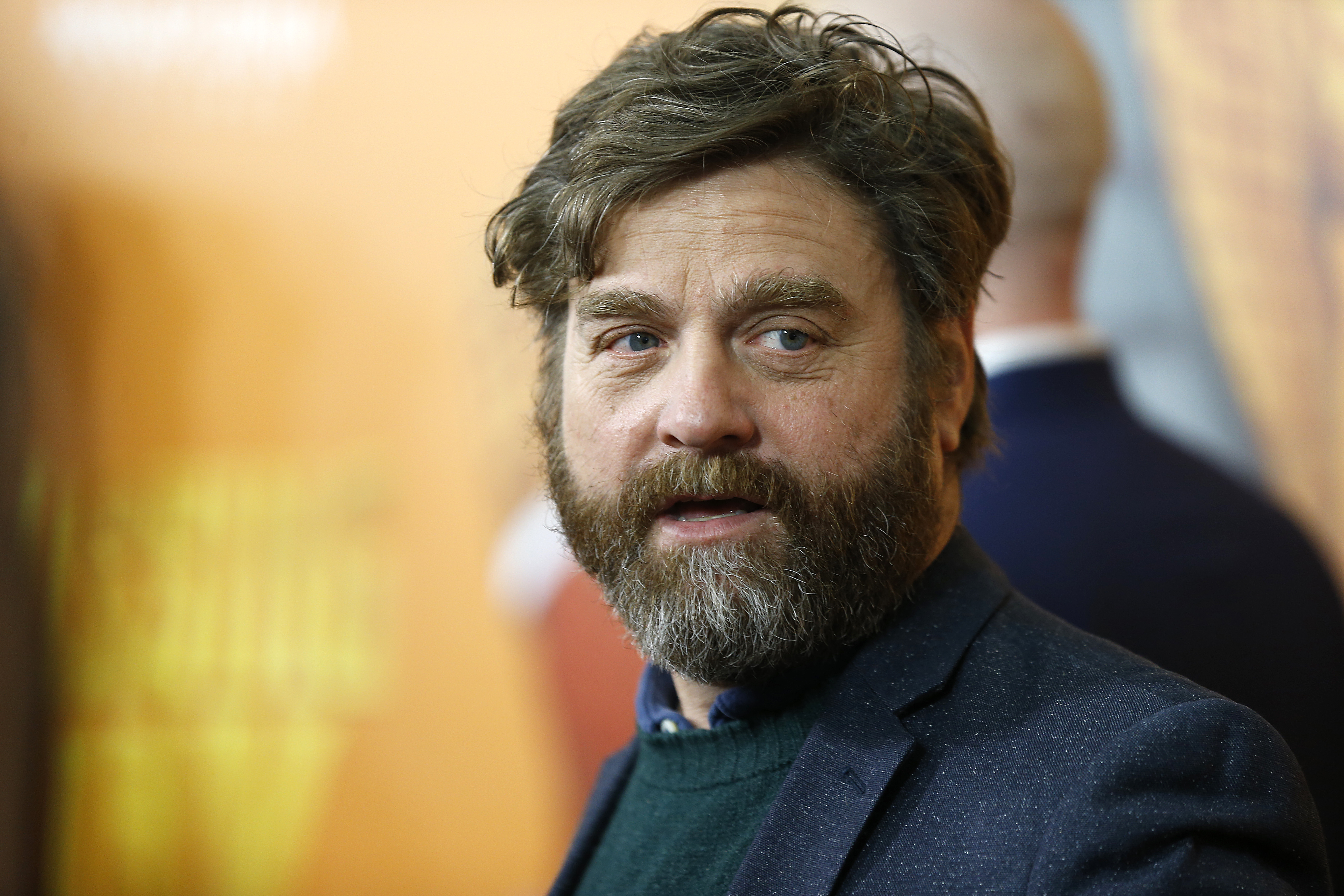 Zach Galifianakis Long Hair