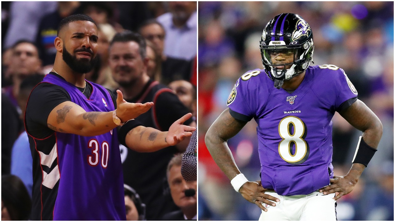 Drake's latest sports curse hit Lamar Jackson and the Ravens