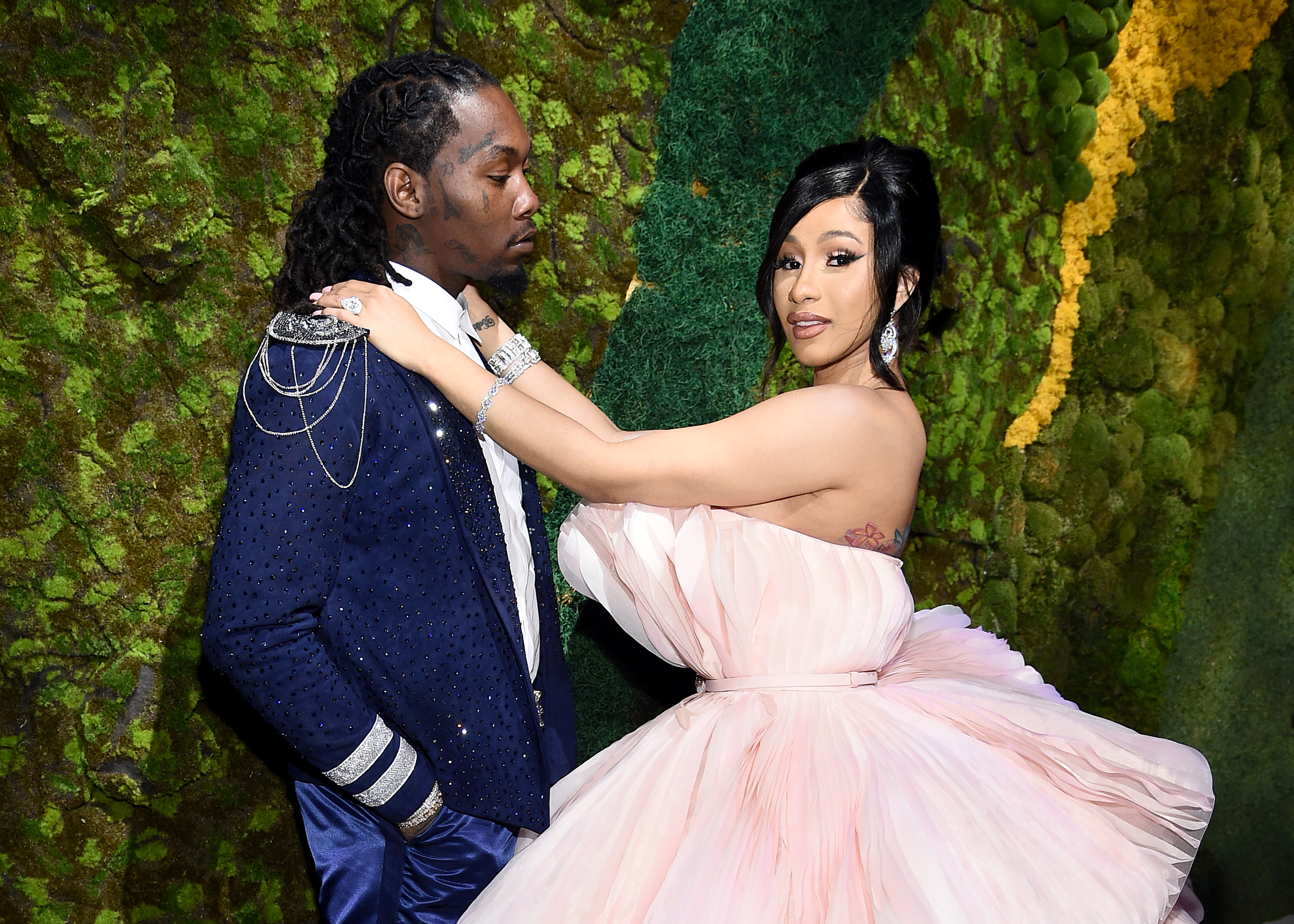 Cardi B Shows Off Growing Baby Bump With Offset In NYC