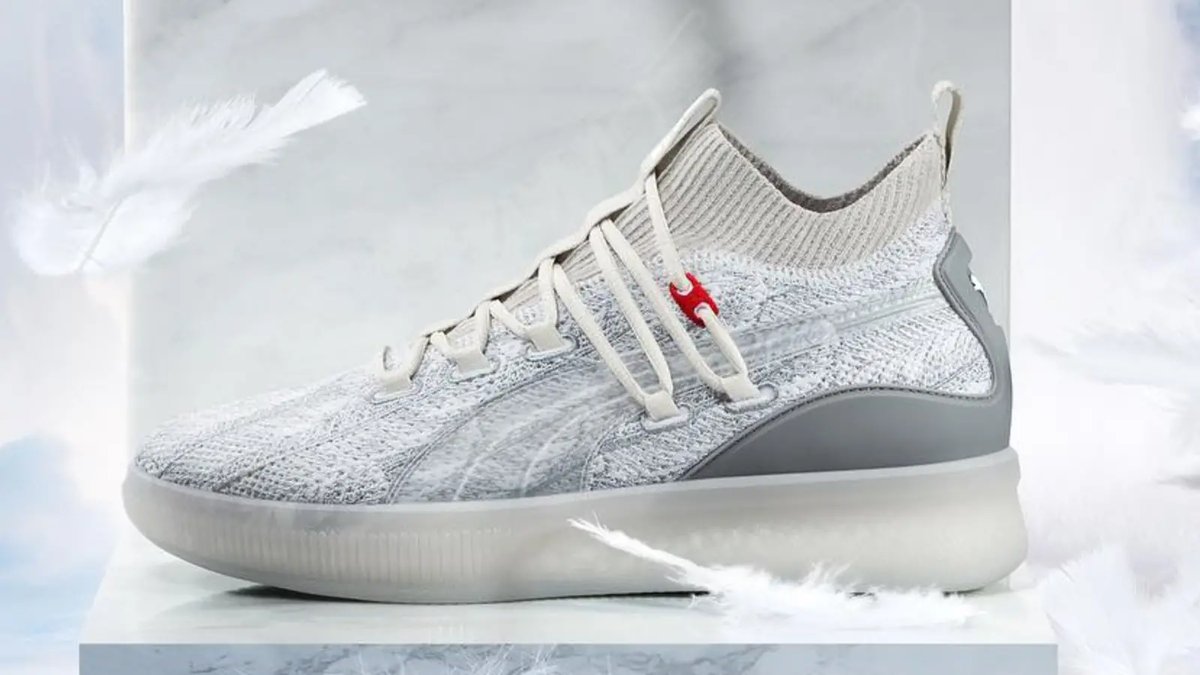 white puma clyde court