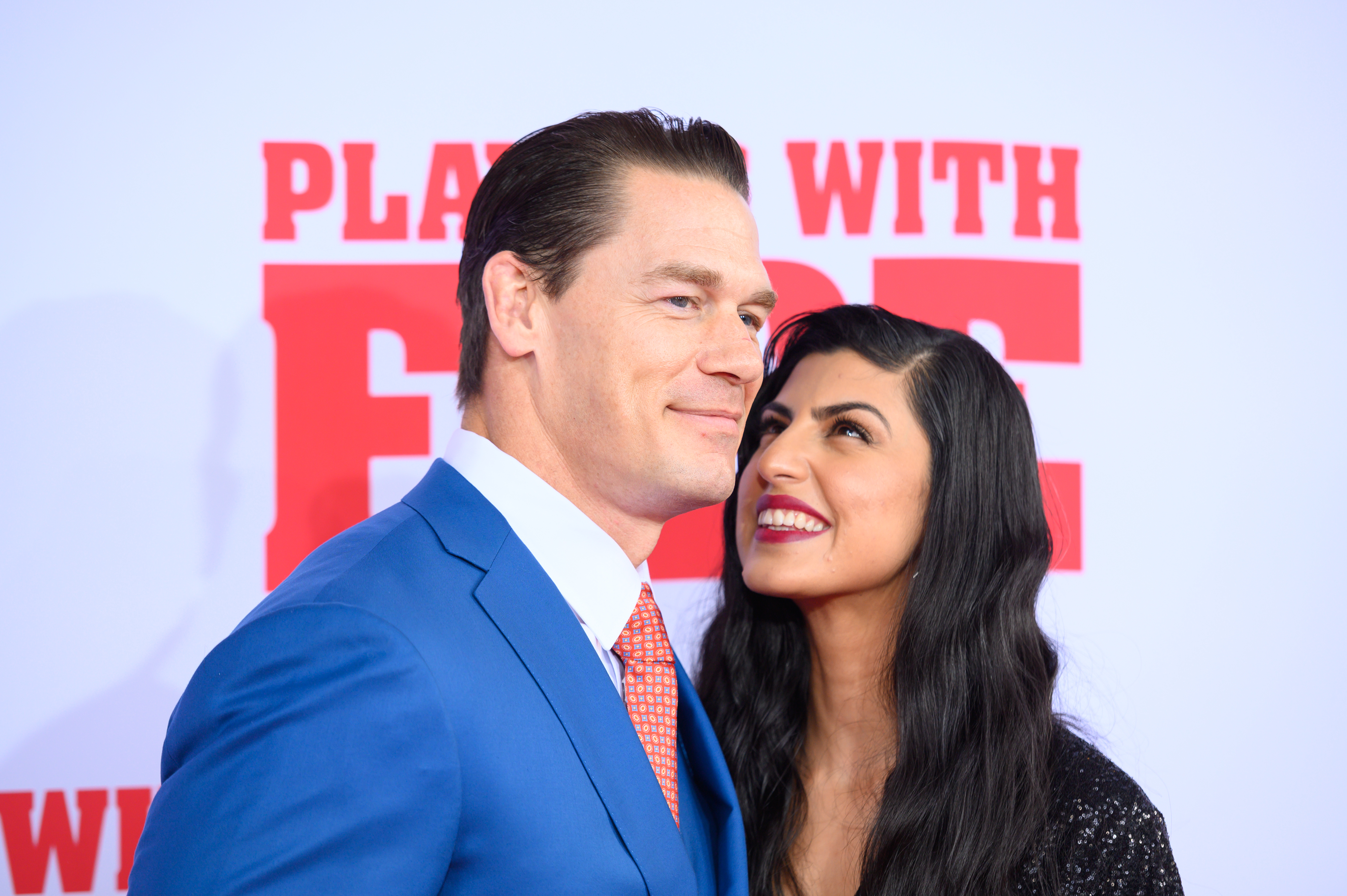 John Cena Hits The Red Carpet With New Girlfriend Shay Shariatzadeh