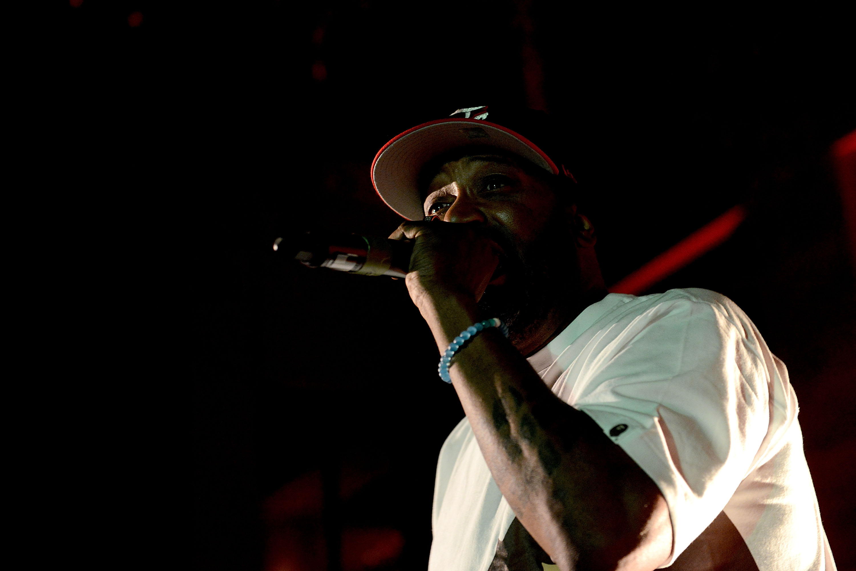 Bun B performs his song 'Crush City' 