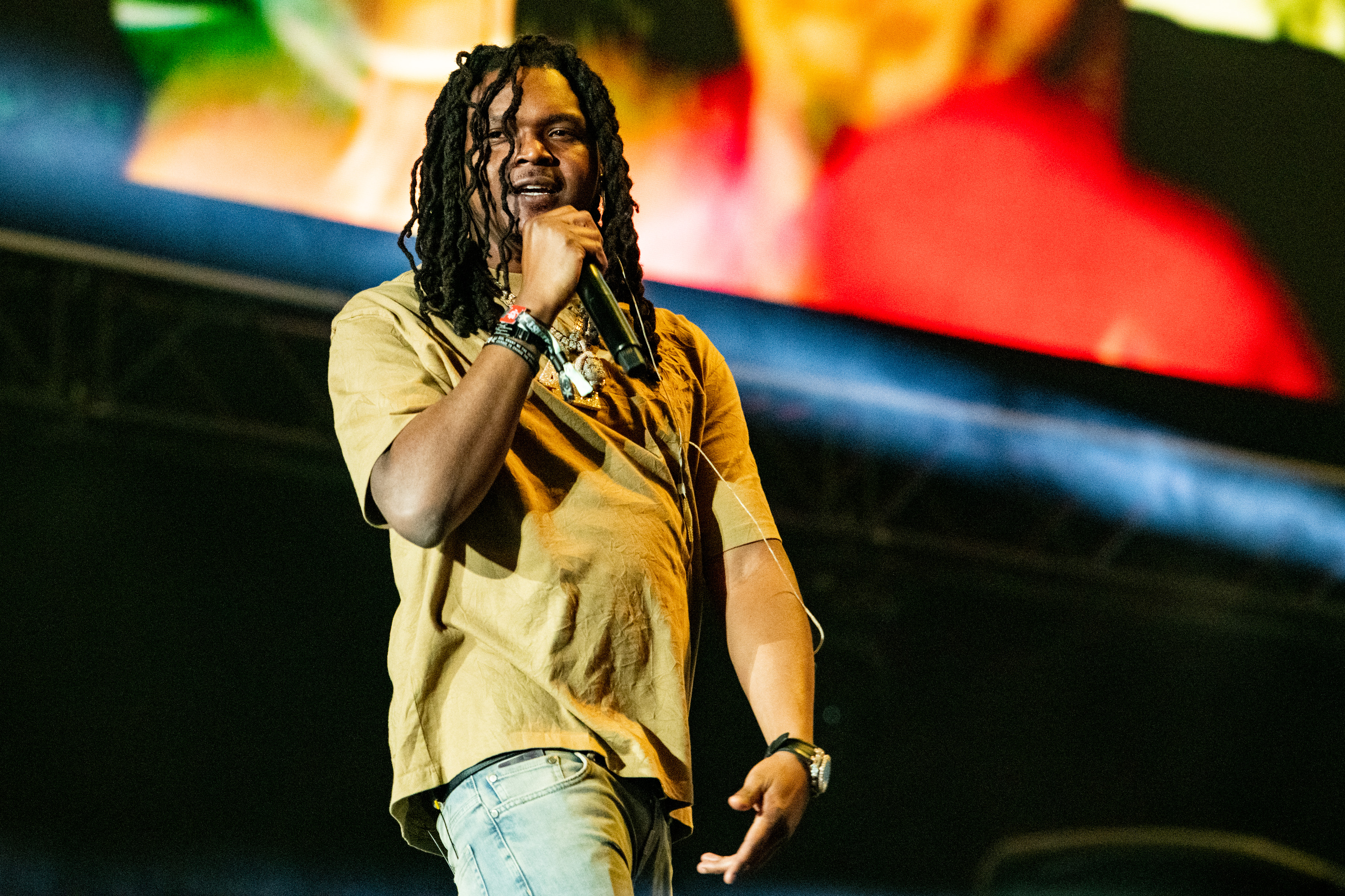 DaBaby Hit with Bottles During Rolling Loud Performance