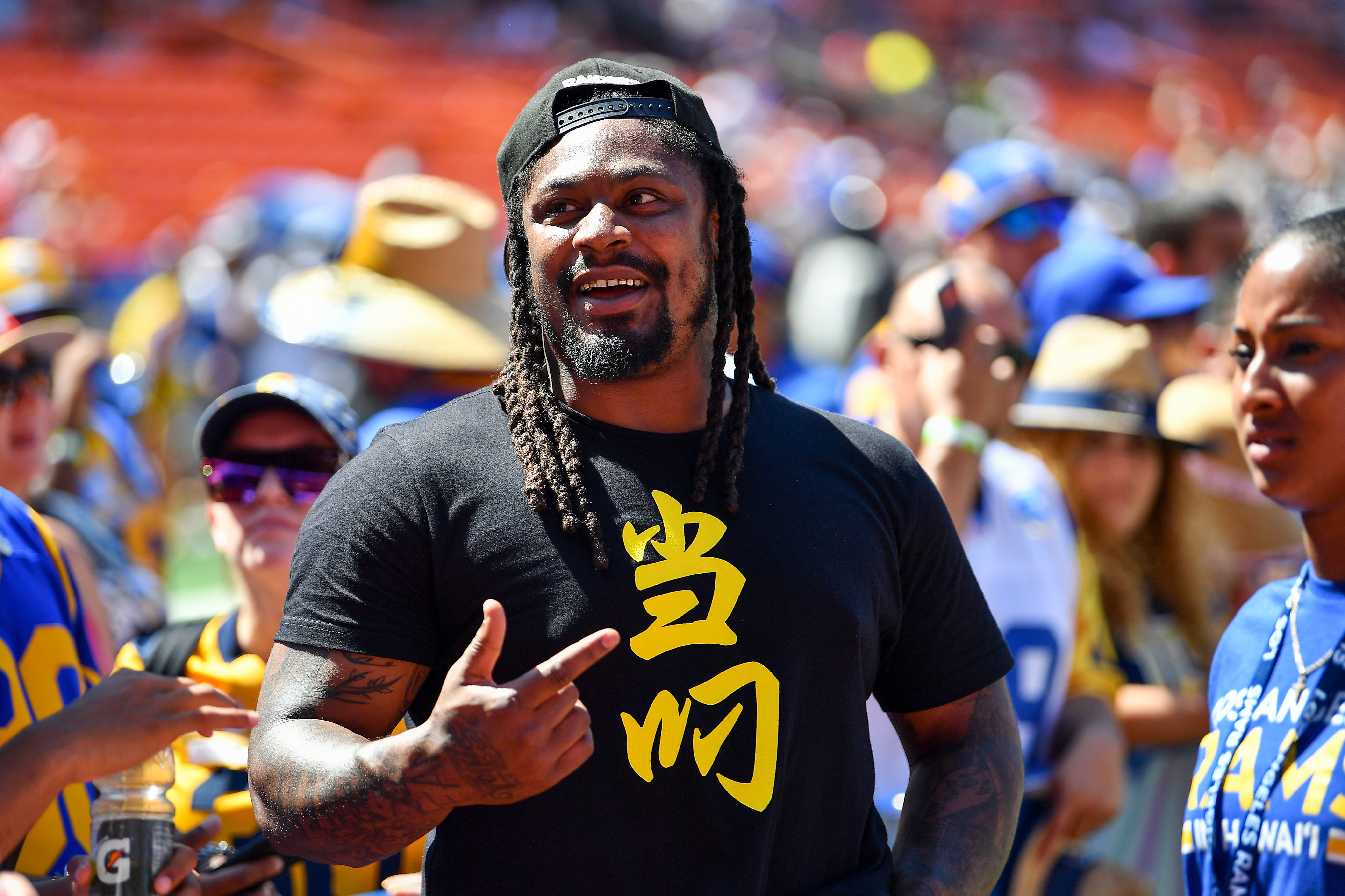 Marshawn Lynch reveals his pregame ritual during his NFL career