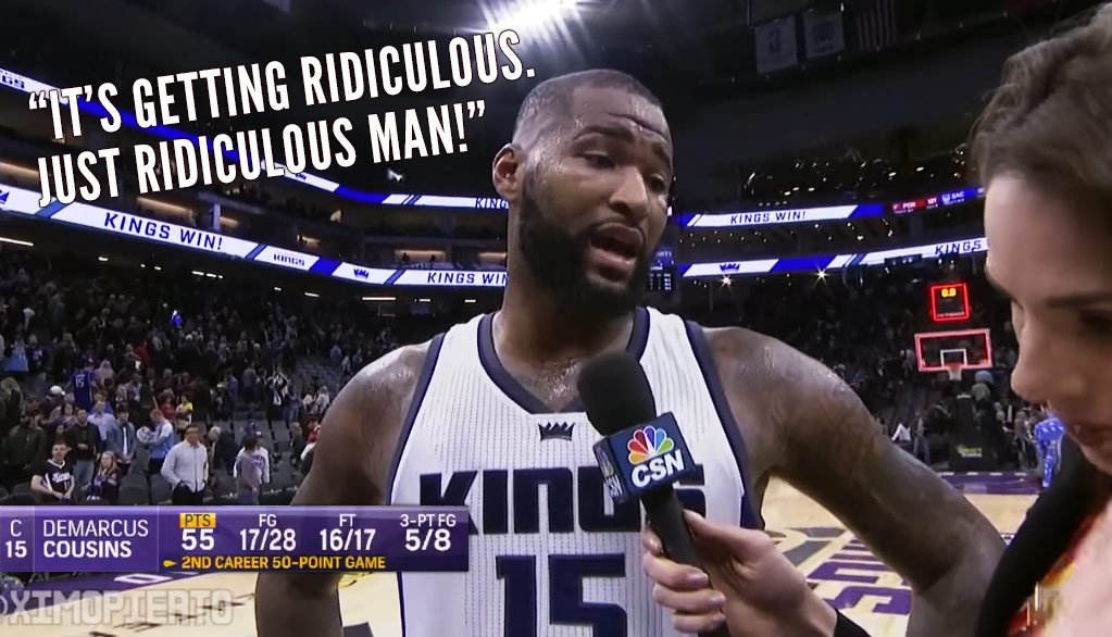 DeMarcus Cousins has epic rant after scoring 55 points - Sports