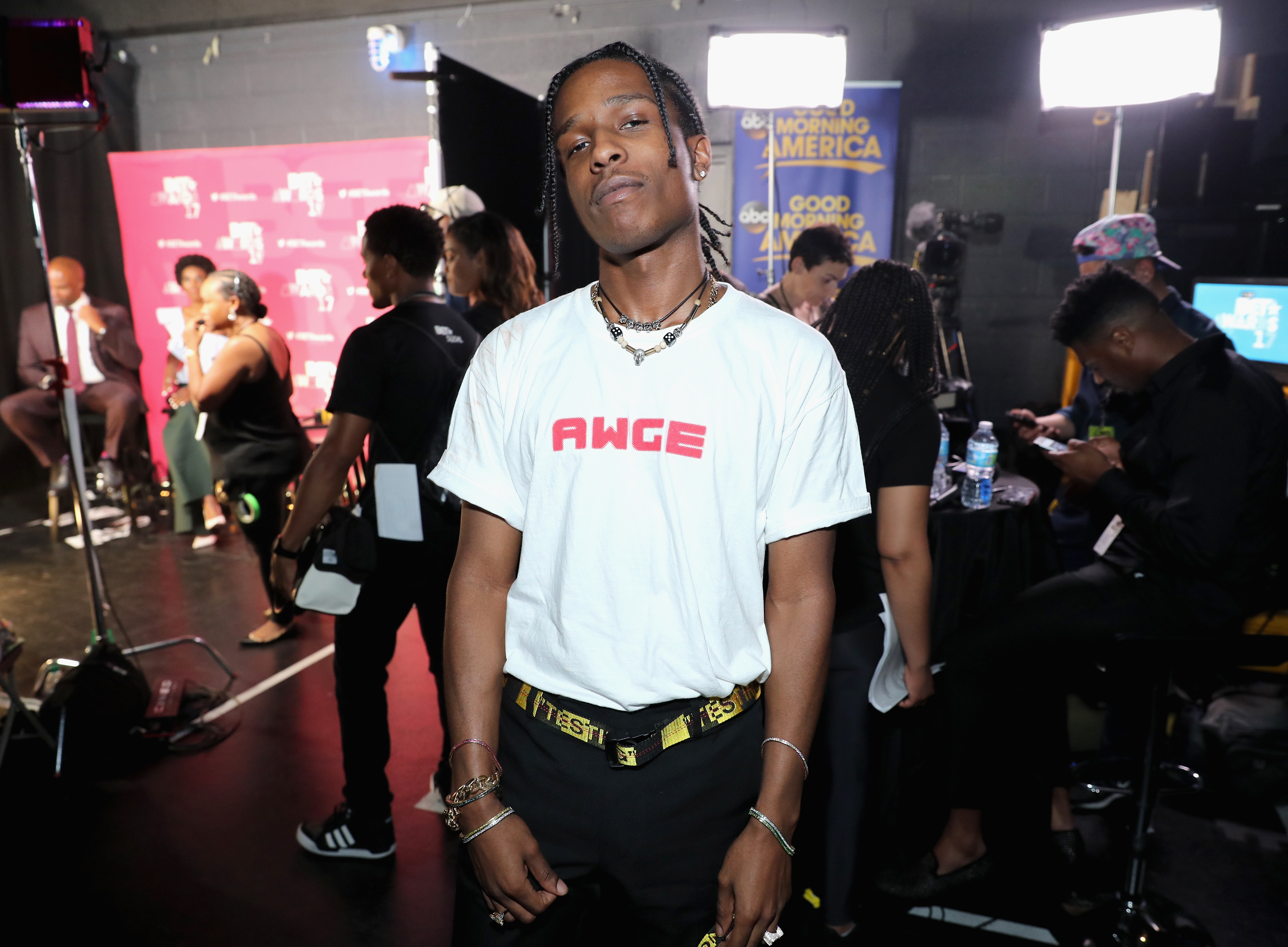 ASAP Rocky & Crew Delivered Beat Down After A Woman’s Behind Was Grabbed