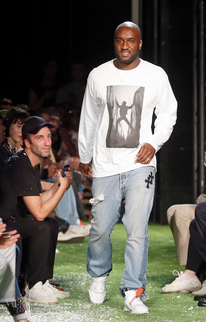 Kanye West & Virgil Abloh Reunite for Emotional Moment at Louis