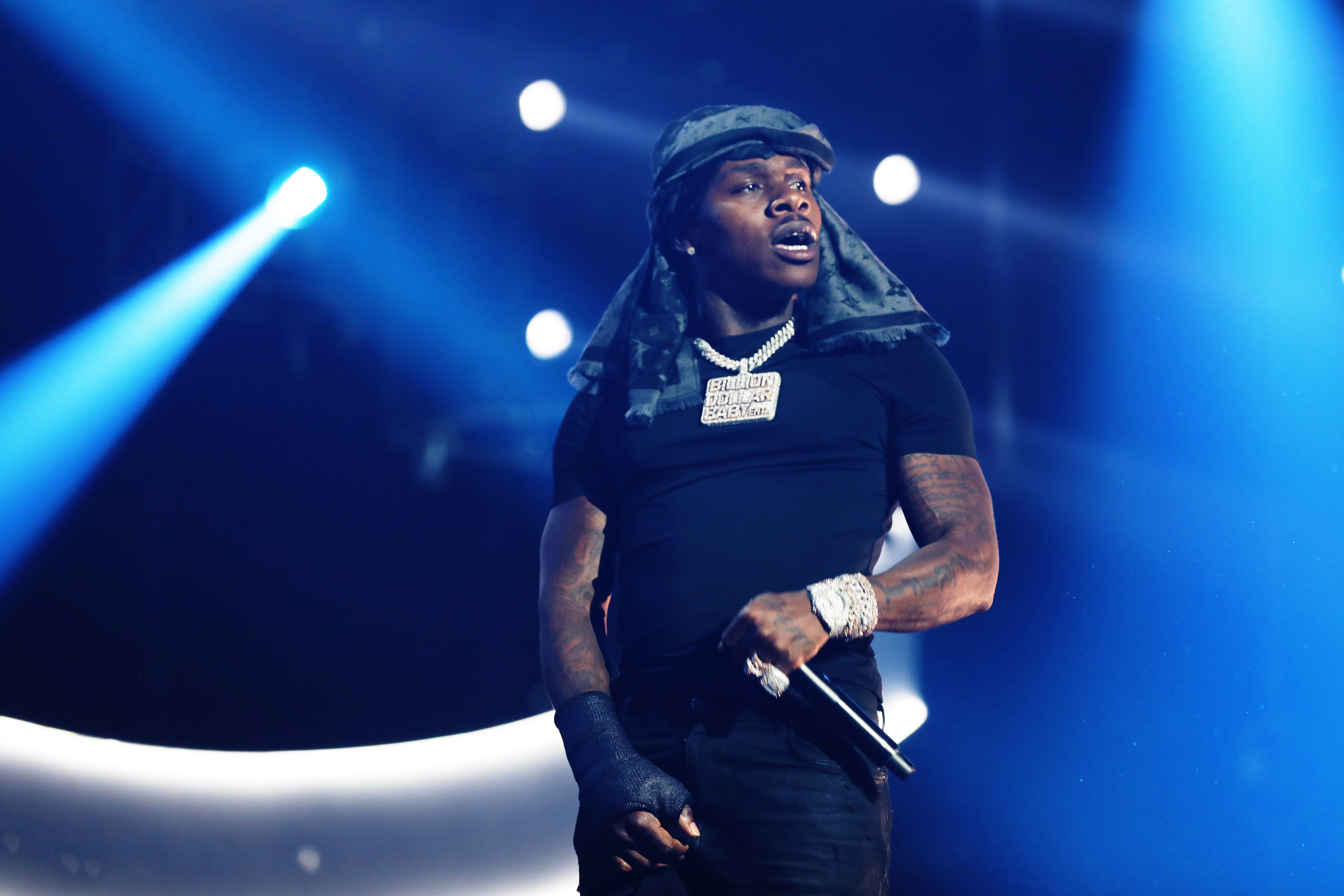 Rapper DaBaby apologizes for hitting woman in the face