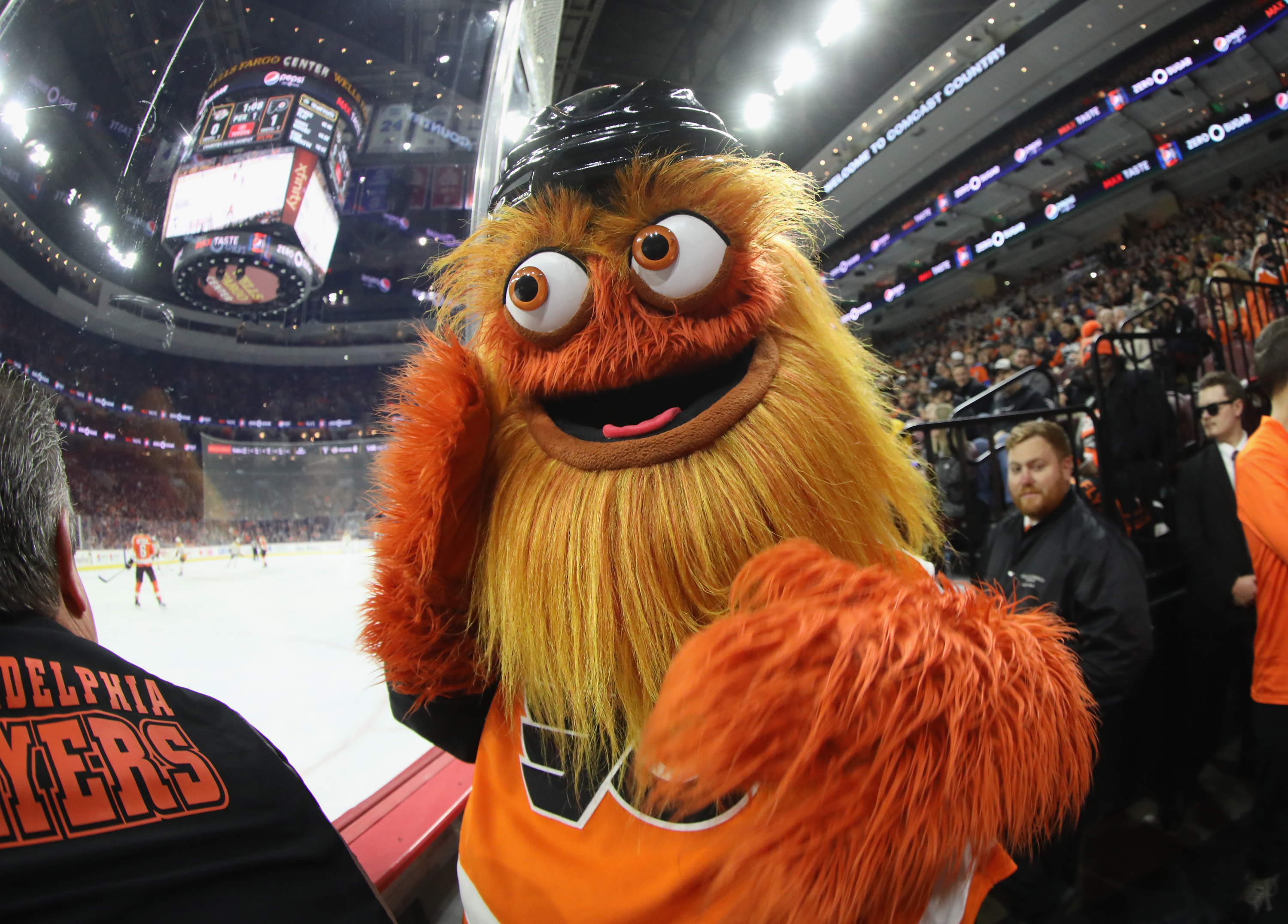 Infamous Flyers Mascot, Gritty, Accused Of Punching Young Fan