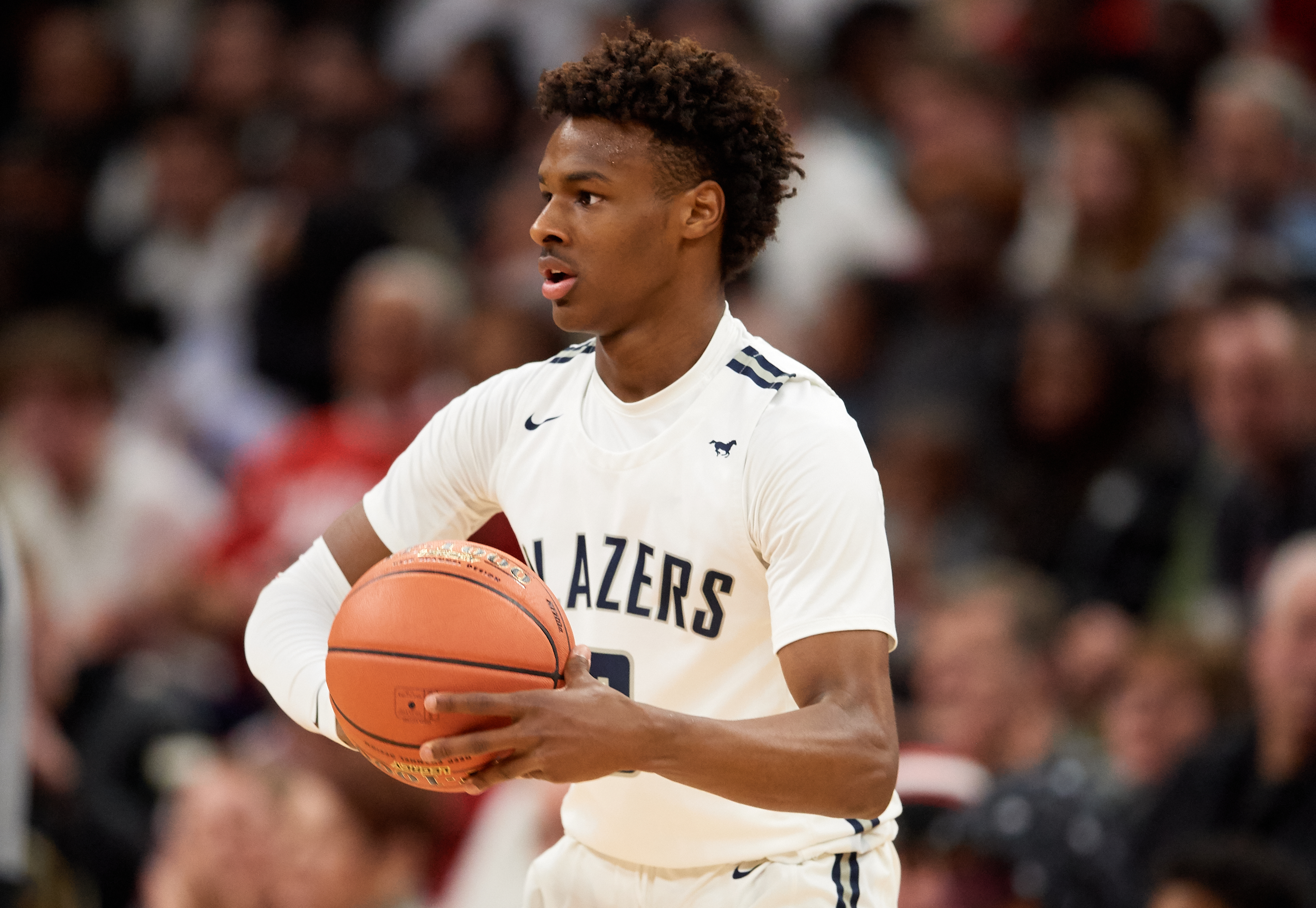 Bronny James Loses Free-Throw Contest To TikTok Star, Forced To Give Up  Kicks