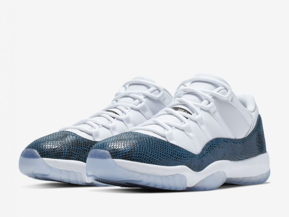 Air Jordan 11 Low “Blue Snakeskin” Drops On Friday: Store List