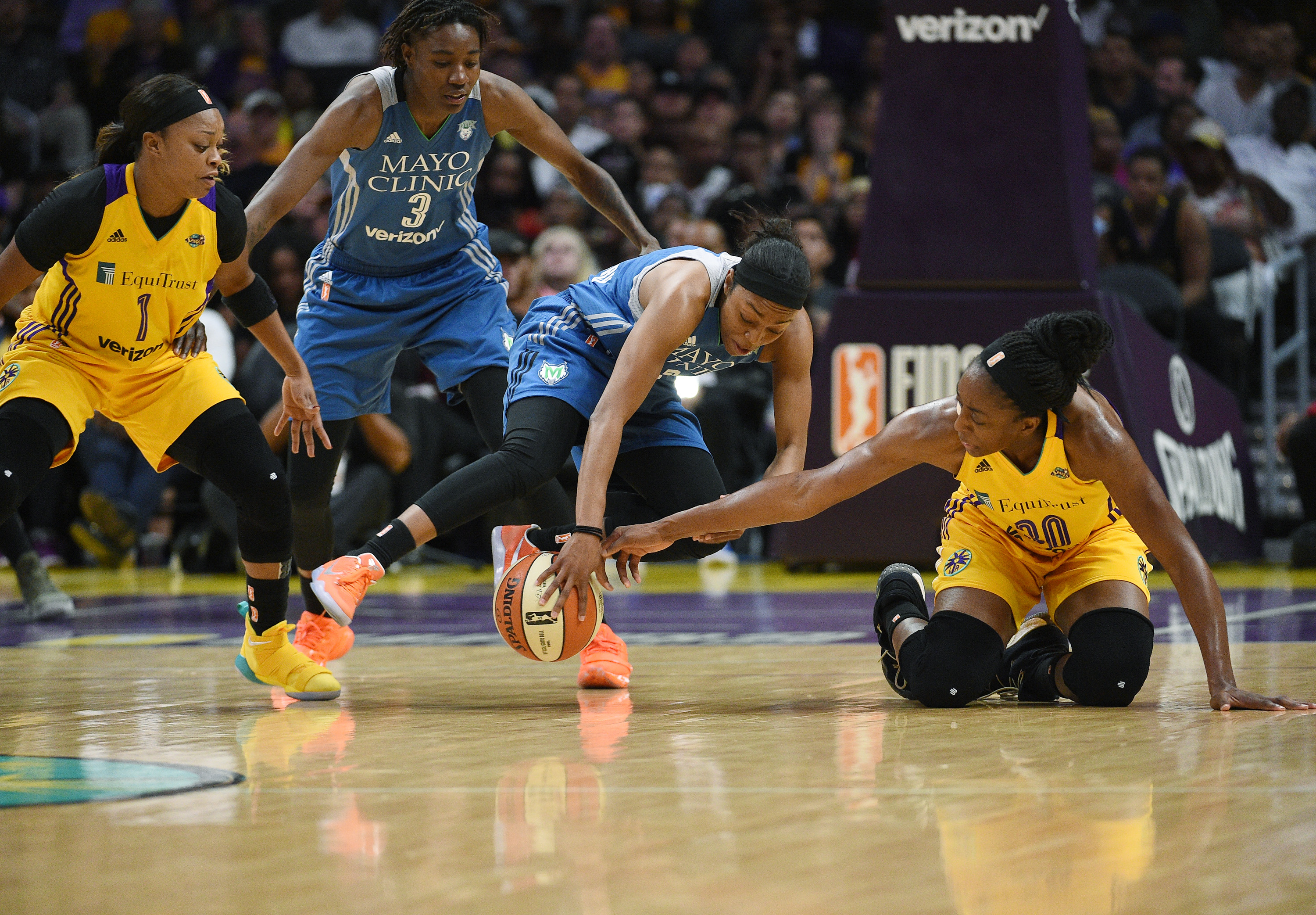 2016 WNBA Finals between Minnesota Lynx and Los Angeles Sparks