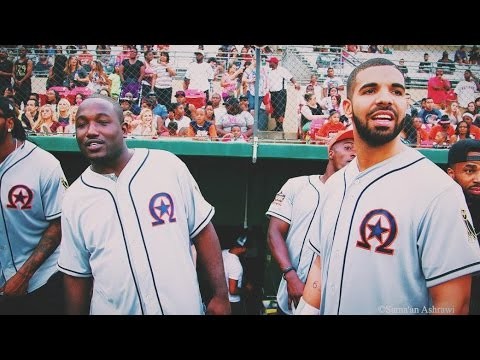 Drake & Hannibal Buress Play, Lose at Charity Softball in Houston