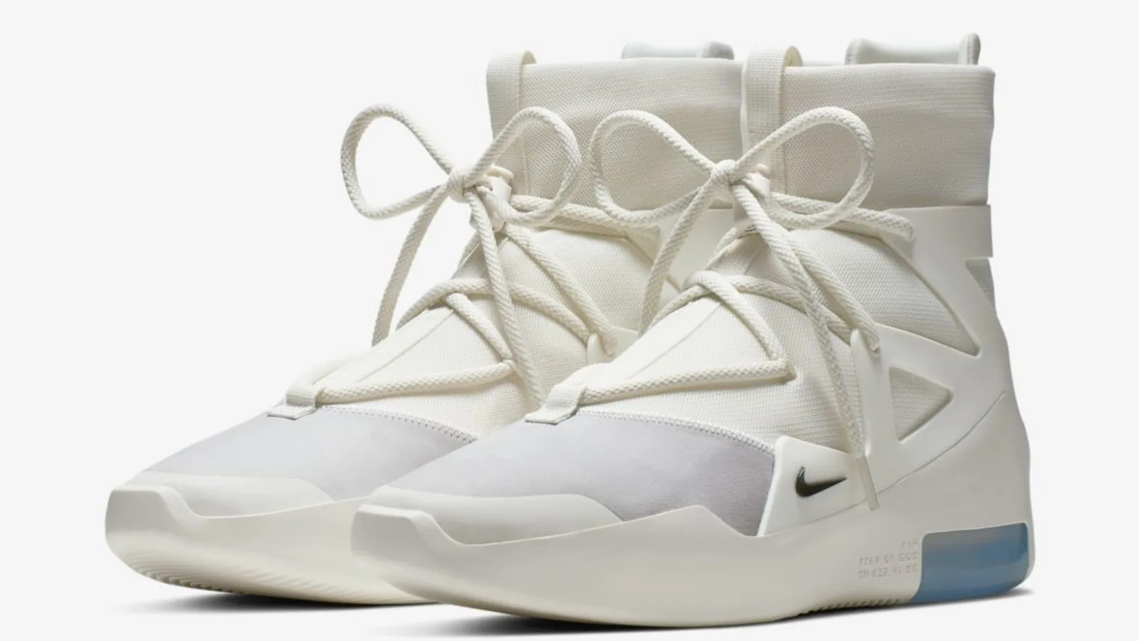Nike Air Fear Of God 1 “Sail/Black” Release Date, Official Photos