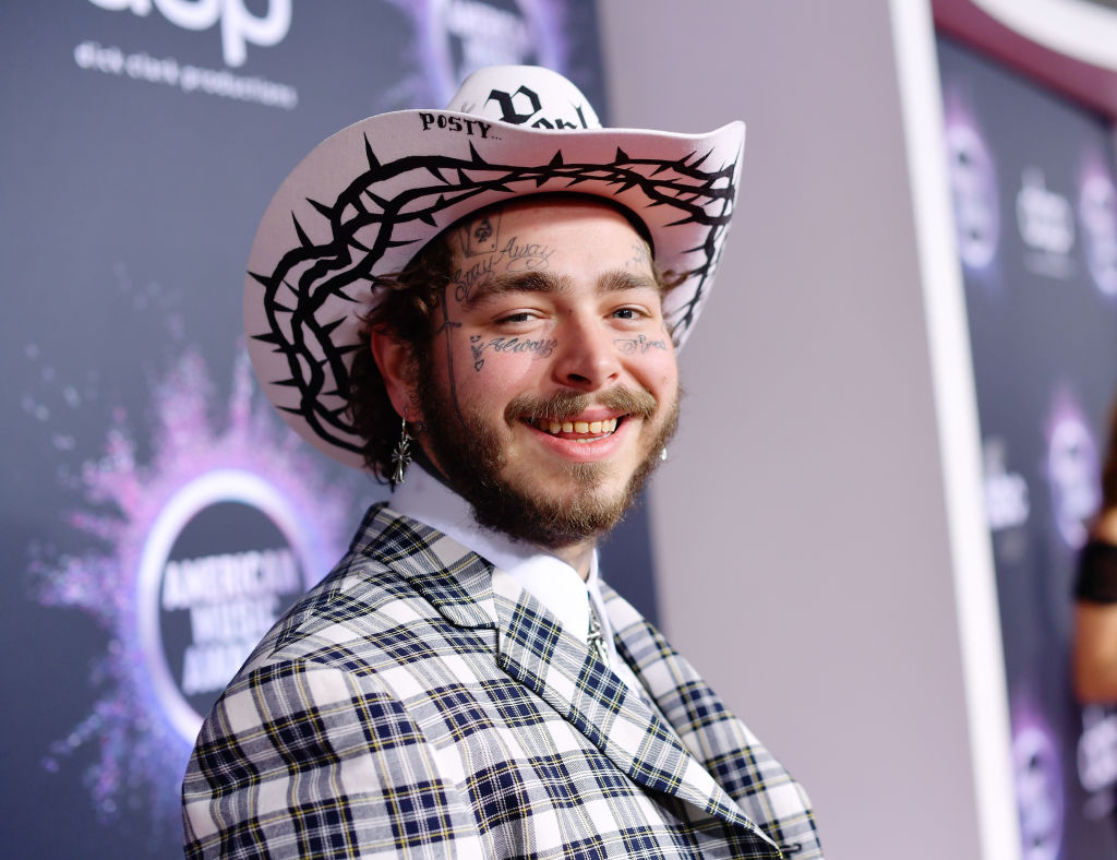 Post Malone Cuts His Mullet & Shows Faded Face Tattoos