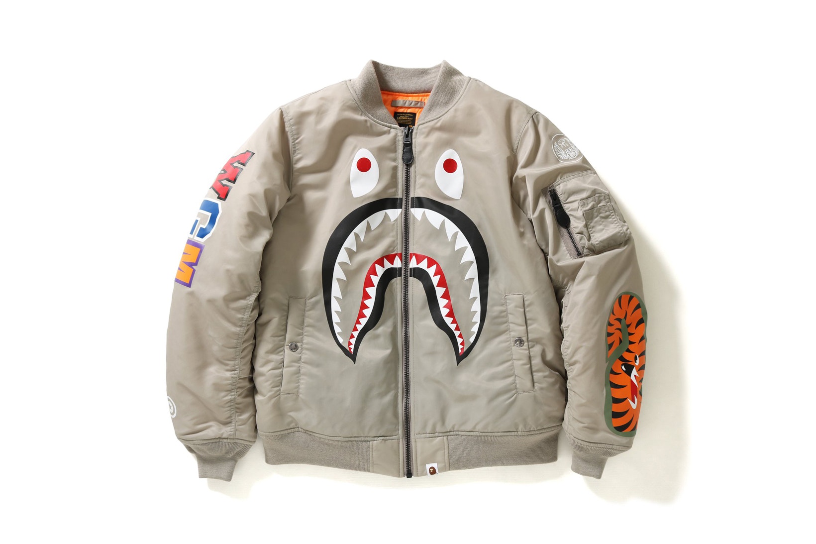 BAPE Readies Limited Edition Shark MA-1 Flight Jackets