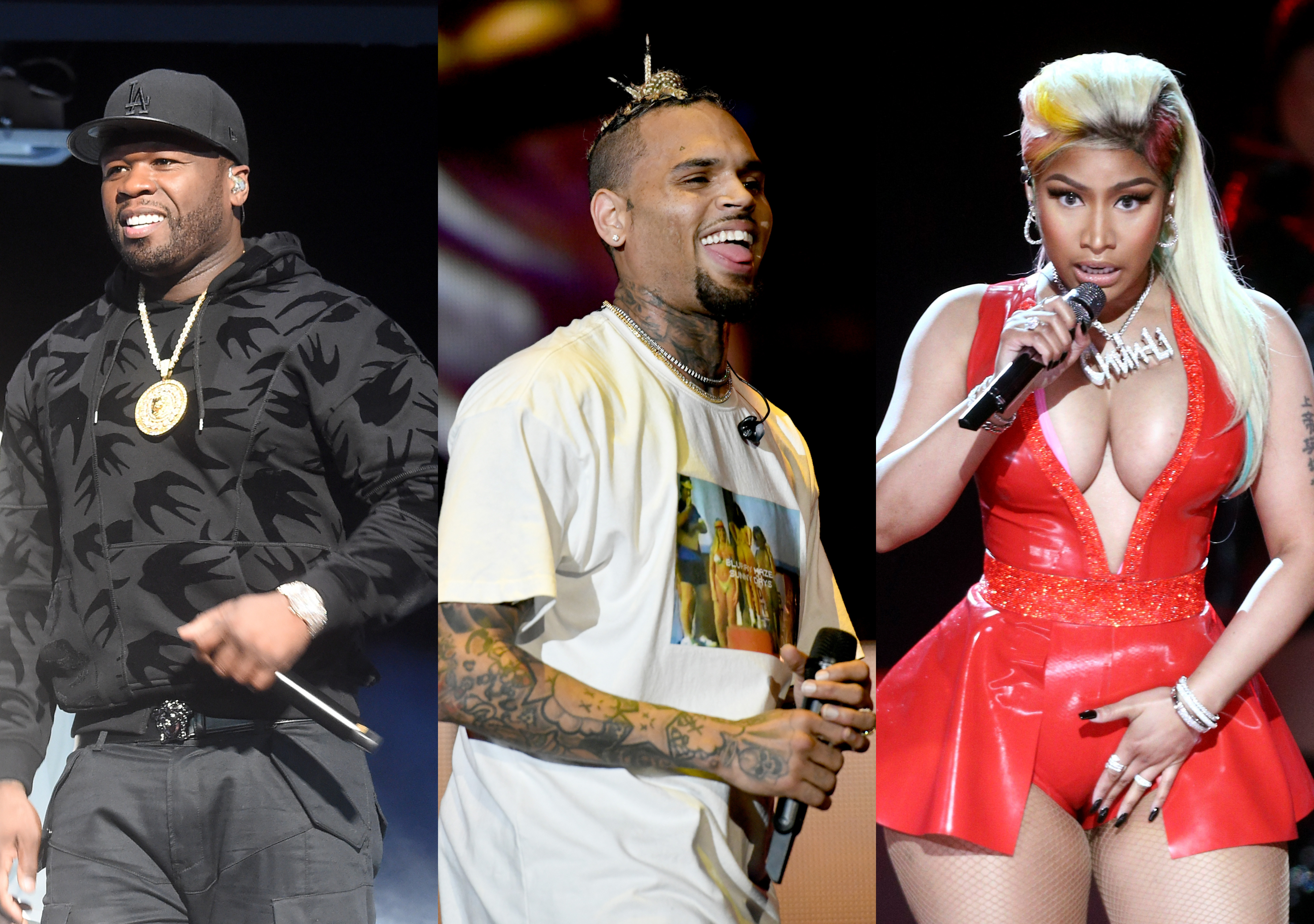 50 Cent, Chris Brown Added To Saudi Arabia Festival After Nicki Minaj Pulls Out
