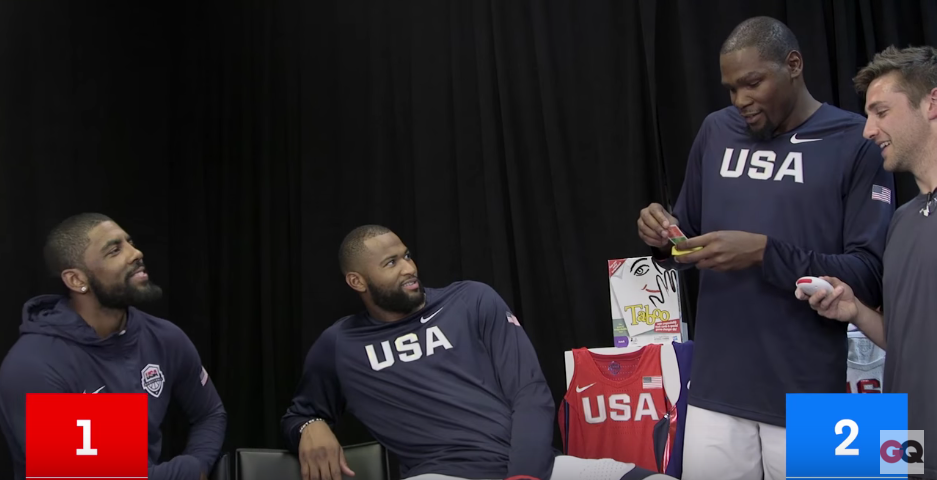 Team USA Basketball Players Play Taboo Against GQ Editors