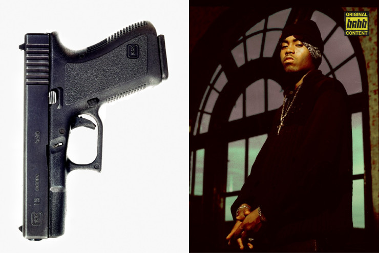 rappers holding guns