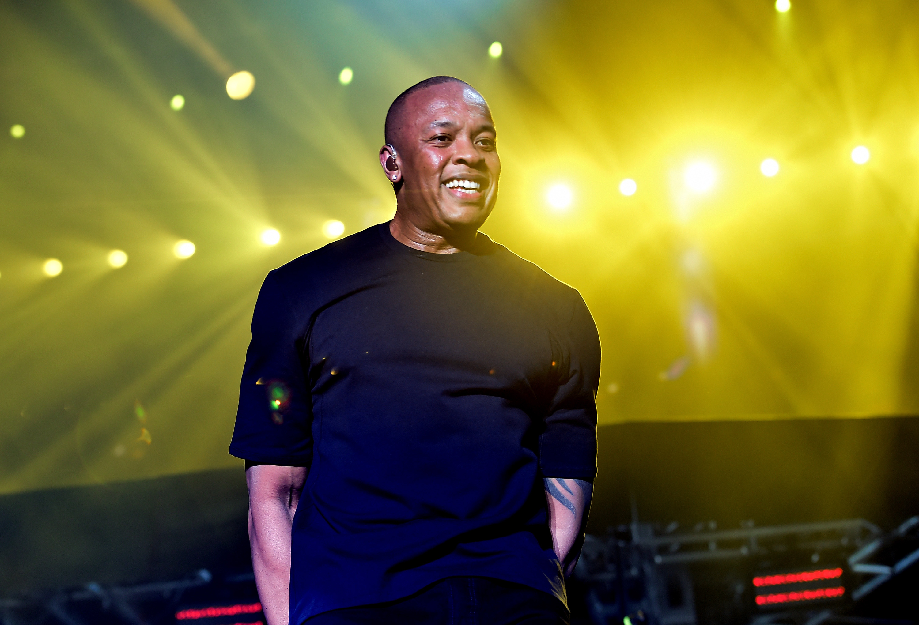 Dr Dre joins Anderson Paak on stage in London, British GQ