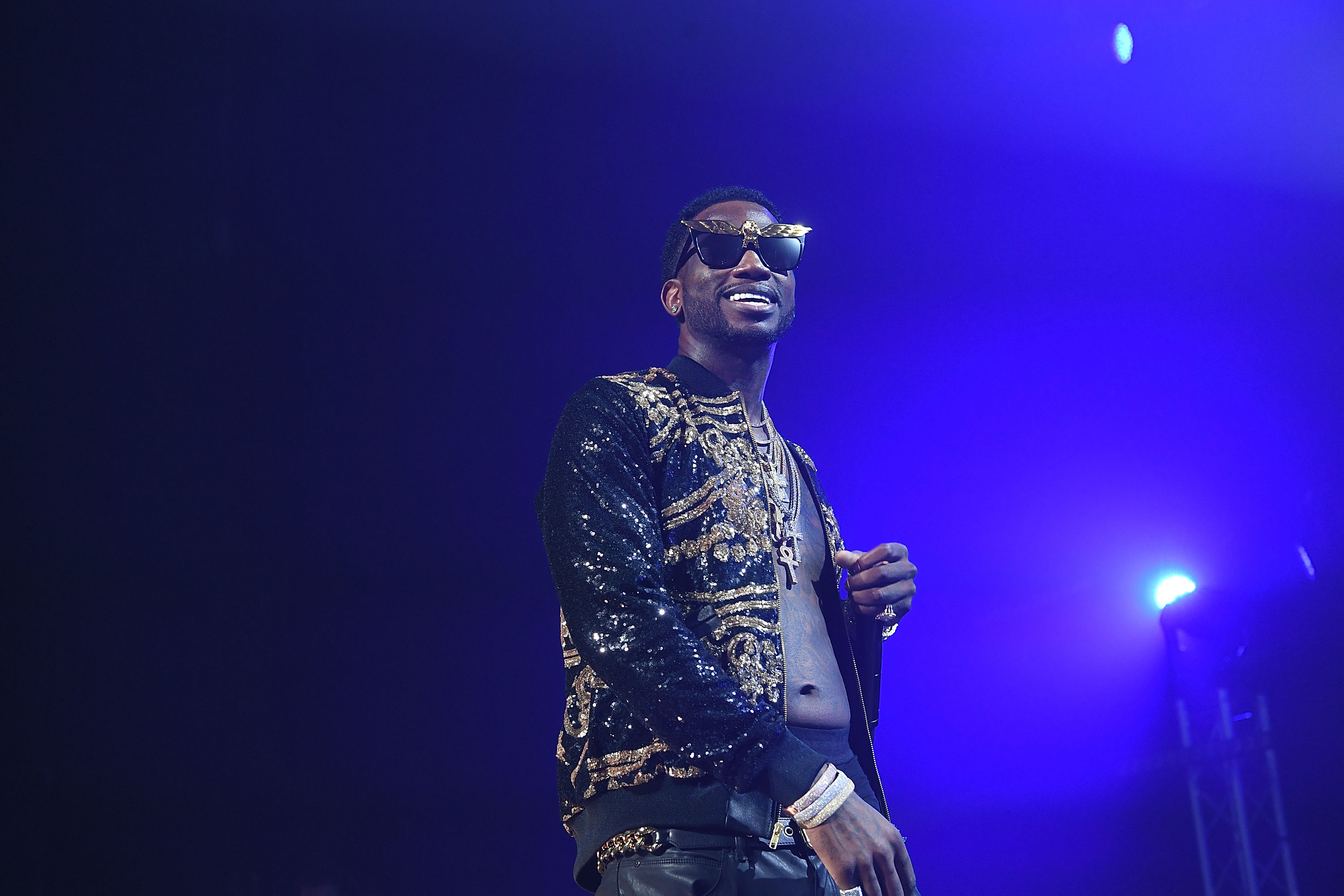 Gucci Mane Wore a Gucci Suit to the 2017 BET Awards and Matched