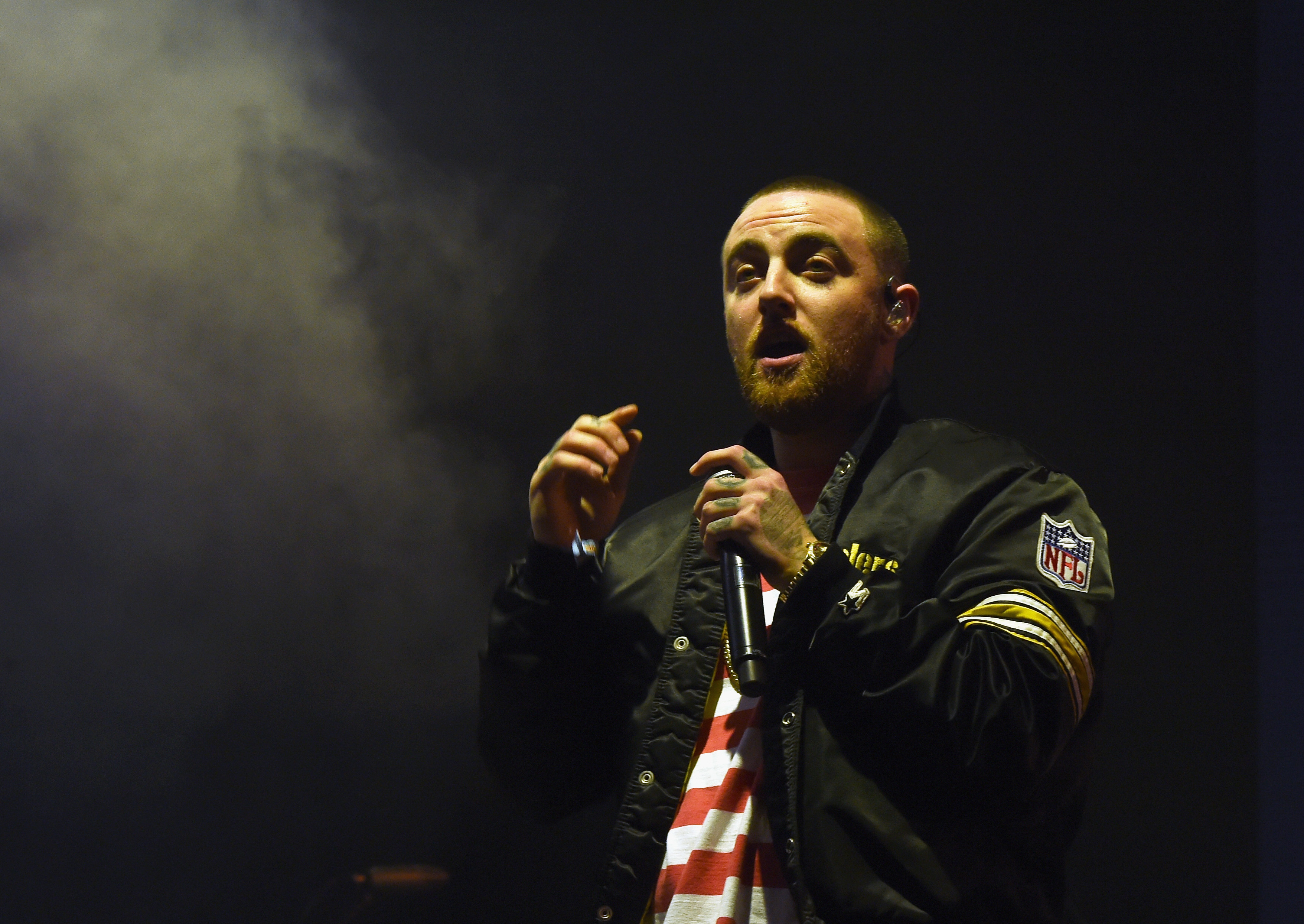 Mac Miller's Dad Attends Celebration Of His Son's Life At Blue