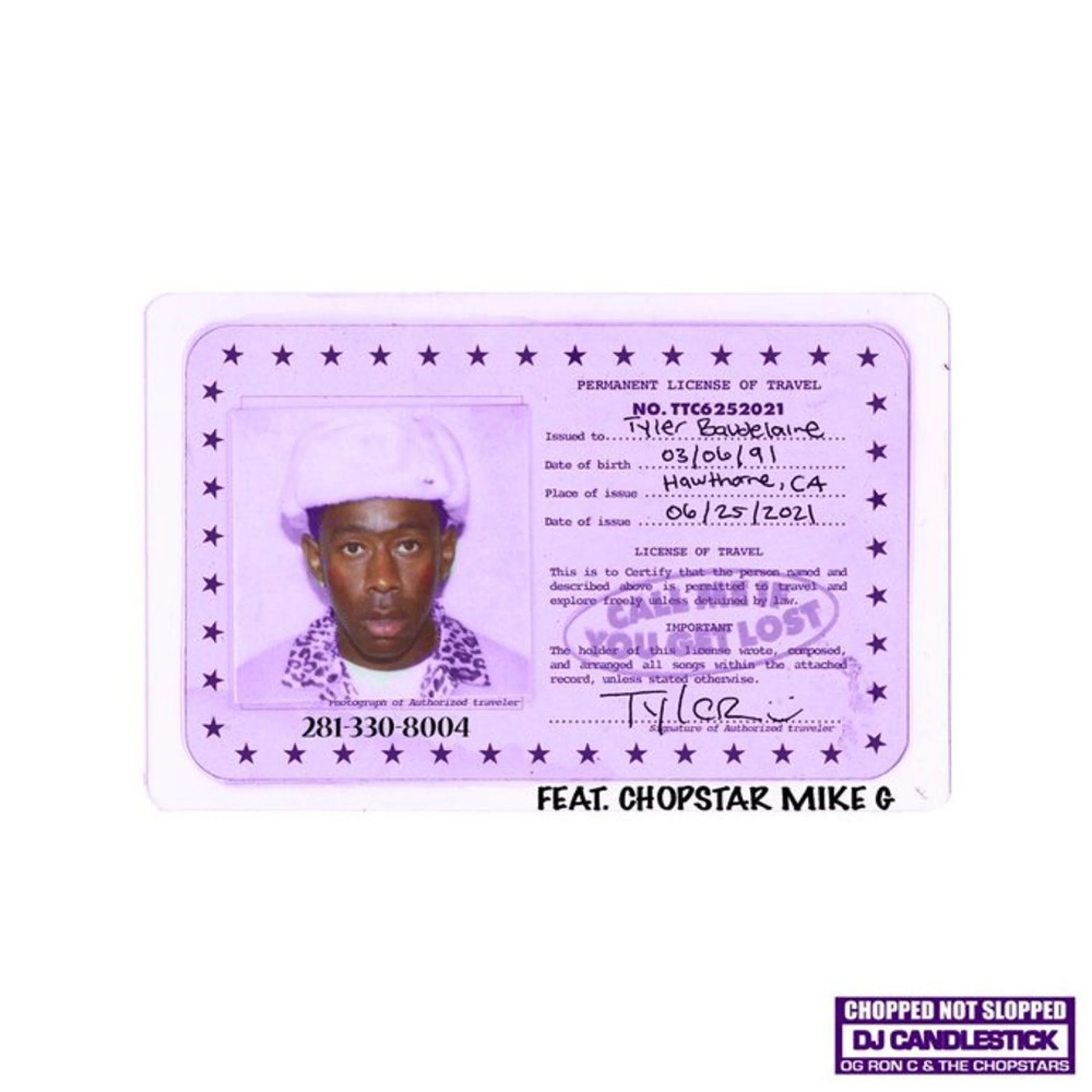 Tyler, The Creator’s “CALL ME IF YOU GET LOST” Gets The Chopstars Treatment